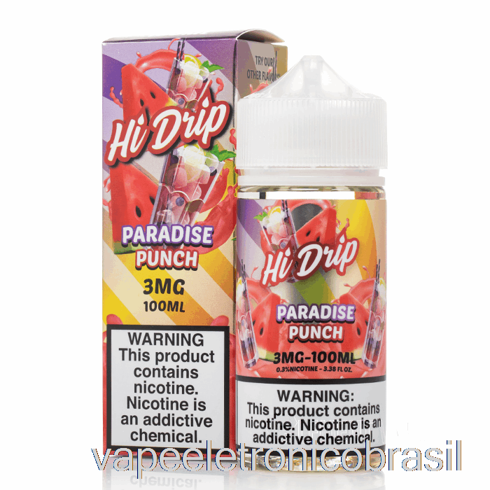 Vape Vaporesso Paradise Punch - E-líquidos De Alto Gotejamento - 100ml 6mg